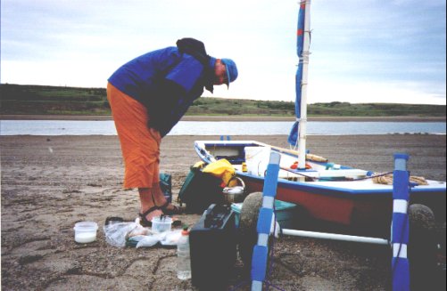 But the river was right where I'm standing, just last night!